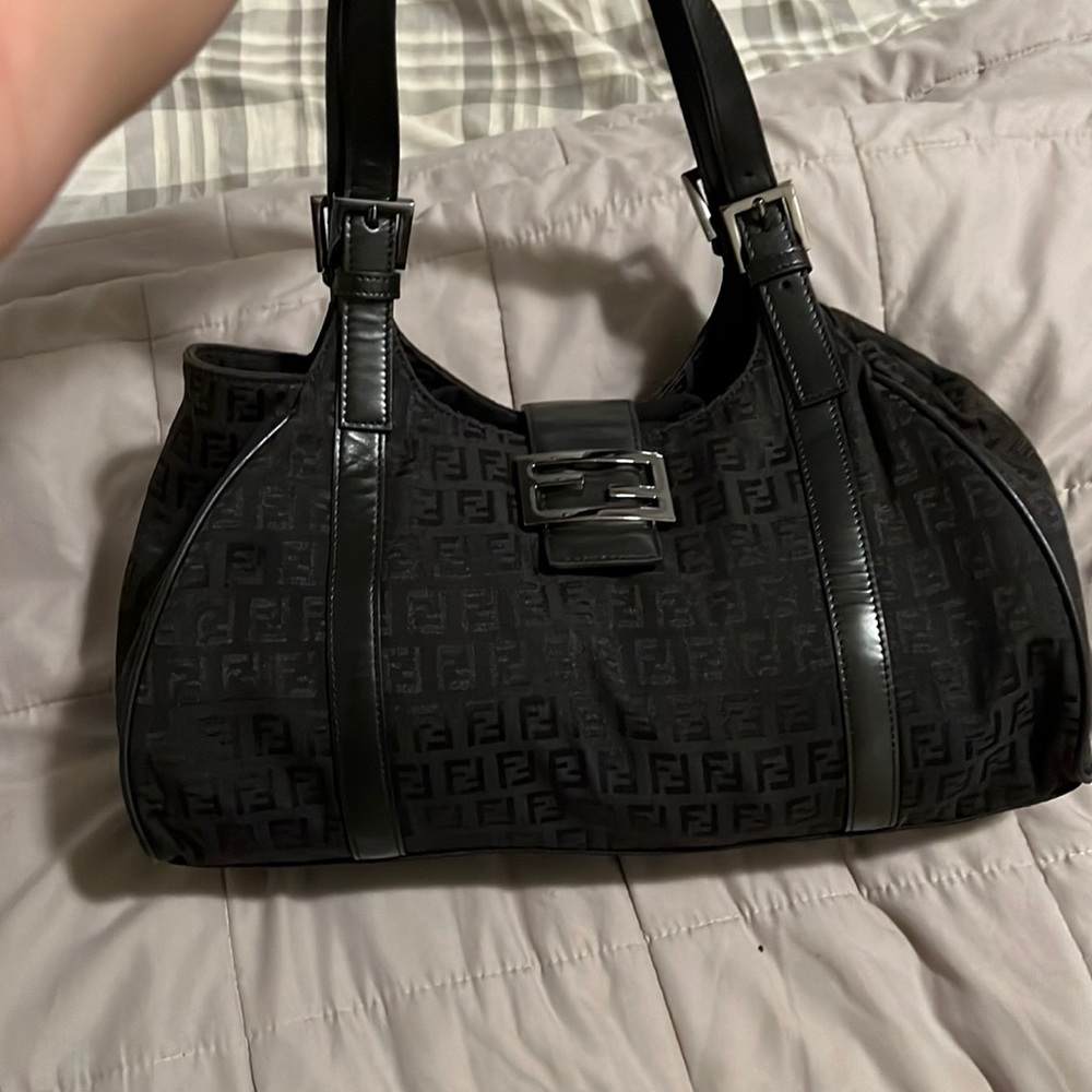 FENDI Belted Shoulder Bag Zucchino large jebwa 3j145